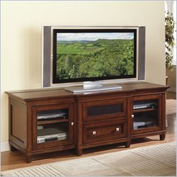 Kathy Ireland Home by Martin Furniture Bradley Wood Plasma TV Stand in Cherry Finish