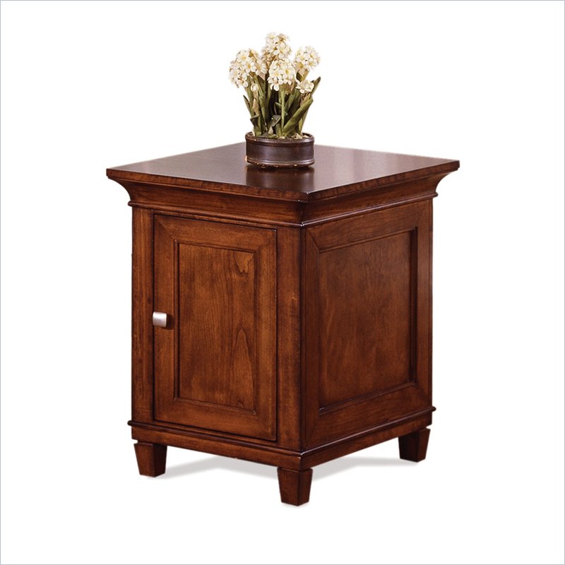 Martin Furniture Bradley Solid Wood Side Table in Cherry