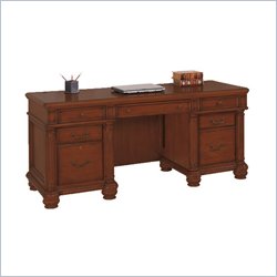 Kathy Ireland Home by Martin Furniture Fontaine Wood Computer Credenza in Walnut by Kathy Ireland