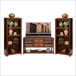 Kathy Ireland Home by Martin Furniture Vallarta Flat Panel/Plasma/LCD Tall Entertainment Center in Cherry Finish