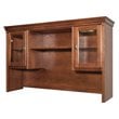 ADD TO YOUR SET: Kathy Ireland Home by Martin Furniture Huntington Oxford Storage Hutch with Pull-Out Task Light Bridge in Burnish