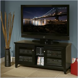 Kathy Ireland by Martin Hudson Street Glass Two Door 55 TV Stand