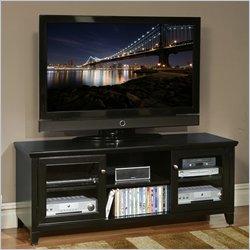 Kathy Ireland by Martin Hudson Street Glass Two Door 65 TV Stand