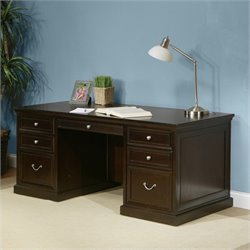 Kathy Ireland By Martin Fulton Office 72 Double Pedestal Executive Desk