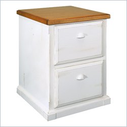 Kathy Ireland By Martin Southampton Office 2 Drawer in Oyster White