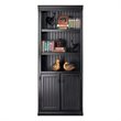 ADD TO YOUR SET: Kathy Ireland By Martin Southampton Office Lower Door Bookcase in Distressed Onyx