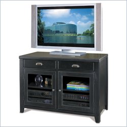 Kathy Ireland Home by Martin Furniture Tribeca Loft Black Wood Plasma TV Stand