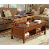Kathy Ireland by Martin Furniture Bradley Lift and Slide Coffee Table 