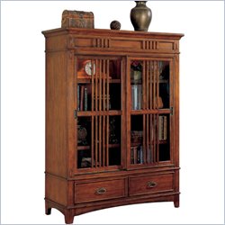 Kathy Ireland Home by Martin Furniture Mission Hills Sliding Door Barrister Bookcase