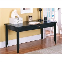 Kathy Ireland Home by Martin Furniture Tribeca Loft Black Writing Table