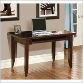 Kathy Ireland Home by Martin Furniture Tribeca Loft Wood Writing Desk With Keyboard Pullout in Cherry 
