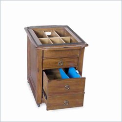 Kathy Ireland by Martin Portland Loft Rolling Utility/File Cart