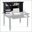ADD TO YOUR SET: Kathy Ireland Home by Martin Furniture Tribeca Loft Black Hutch for Writing Table