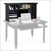 Kathy Ireland Home by Martin Furniture Tribeca Loft Black Hutch for Writing Table