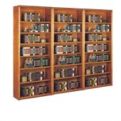 Kathy Ireland Home by Martin Furniture 3 Piece Bookcase Set in Oak  