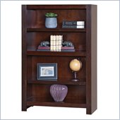 Kathy Ireland Home by Martin Furniture Carlton Flex Office 53 Open Bookcase in Bourbon