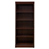 Martin Furniture Mount View Office Open Bookcase in Cherry Cobblestone