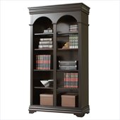 Martin Furniture Beaumont Office Double Open Bookcase in Deep Java