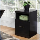 Kathy Ireland Home by Martin Office Mobile File Cabinet in Onyx