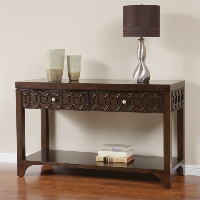 Martin Furniture Ellipse Sofa Table in Graphite