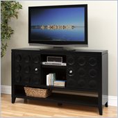 Kathy Ireland by Martin Crescent  36 Tall TV Stand in Black