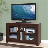 Kathy Ireland by Martin Carlton Mid Sized TV Stand in Bourbon