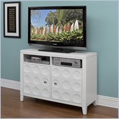 Kathy Ireland by Martin Crescent TV Stand in White