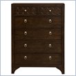 ADD TO YOUR SET: Martin Furniture Ellipse 6 Drawer Chest in Graphite Finish