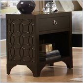 Martin Furniture Ellipse Nightstand in Graphite Finish