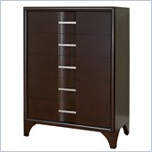 Martin Furniture Brookside 5 Drawer Chest in Mocha Finish