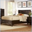ADD TO YOUR SET: Martin Furniture Brookside Storage Bed in Mocha Finish