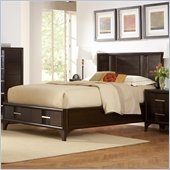 Martin Furniture Brookside Storage Bed in Mocha Finish
