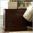 ADD TO YOUR SET: Martin Furniture Mount View Nightstand in Cherry Cobblestone Finish