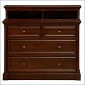 Martin Furniture Mount View Media Chest in Cherry Cobblestone Finish