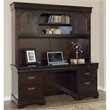 ADD TO YOUR SET: Martin Furniture Beaumont Computer Desk w/ Hutch in Deep Java Finish
