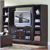 Kathy Ireland by Martin Empire 106” Entertainment Wall Unit in Java