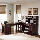 Kathy Ireland by Martin Mount View 4 Pc L-Shaped Desk Configuration