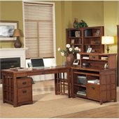 Kathy Ireland by Martin Mission Pasadena 4pc L-Shaped Desk