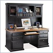 Buy Kathy Ireland Home by Martin Furniture Southampton Computer Credenza in Onyx Black by Kathy Ireland now!