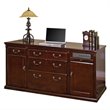 ADD TO YOUR SET: Kathy Ireland Home by Martin Furniture Huntington Club Wood Storage Credenza in Distressed Cherry