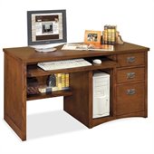 Kathy Ireland Home by Martin Furniture Mission Pasadena Deluxe Wood Computer Desk