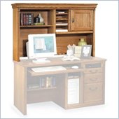 Kathy Ireland Home by Martin Furniture Huntington Oxford Organizer Desk Hutch in Wheat