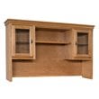 ADD TO YOUR SET: Kathy Ireland Home by Martin Furniture Huntington Oxford Storage Hutch with Pull-Out Task Light Bridge in Wheat