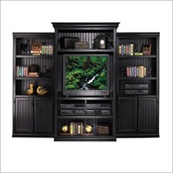 Kathy Ireland Home by Martin Furniture Southampton Entertainment Center Flat Panel/Plasma/LCD TV in Onyx Finish