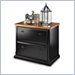Kathy Ireland Home by Martin Furniture Southampton Black 2 Drawer Lateral File Storage Cabinets in Onyx