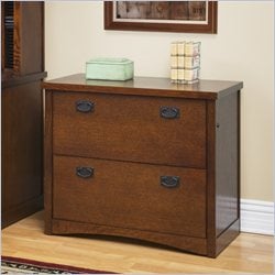 Kathy Ireland Home by Martin Furniture California Bungalow 2 Drawer Lateral Wood File Cabinet in Mission Oak