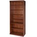 Kathy Ireland Home by Martin Furniture Huntington Oxford 7-Shelf 84" H Bookcase in Burnish