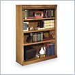 ADD TO YOUR SET: Kathy Ireland Home by Martin Furniture Huntington Oxford 4 Shelf Wood Bookcase in Distressed Wheat