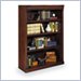 Kathy Ireland Home by Martin Furniture Huntington Oxford 4-Shelf 48" H Bookcase in Burnish