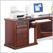 ADD TO YOUR SET: Kathy Ireland Home by Martin Furniture Huntington Club Left Computer Return in Distressed Cherry